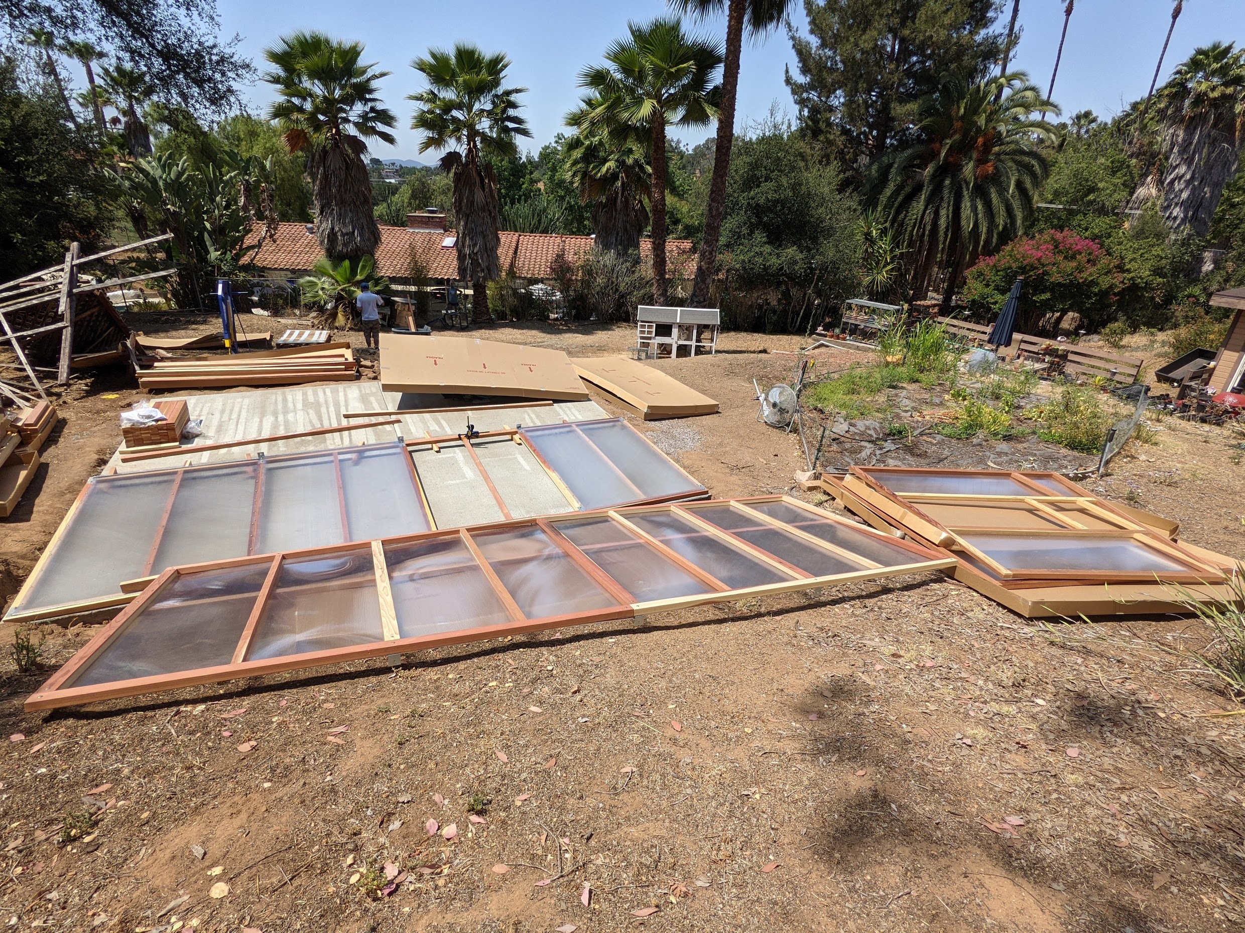 greenhouse side panels
