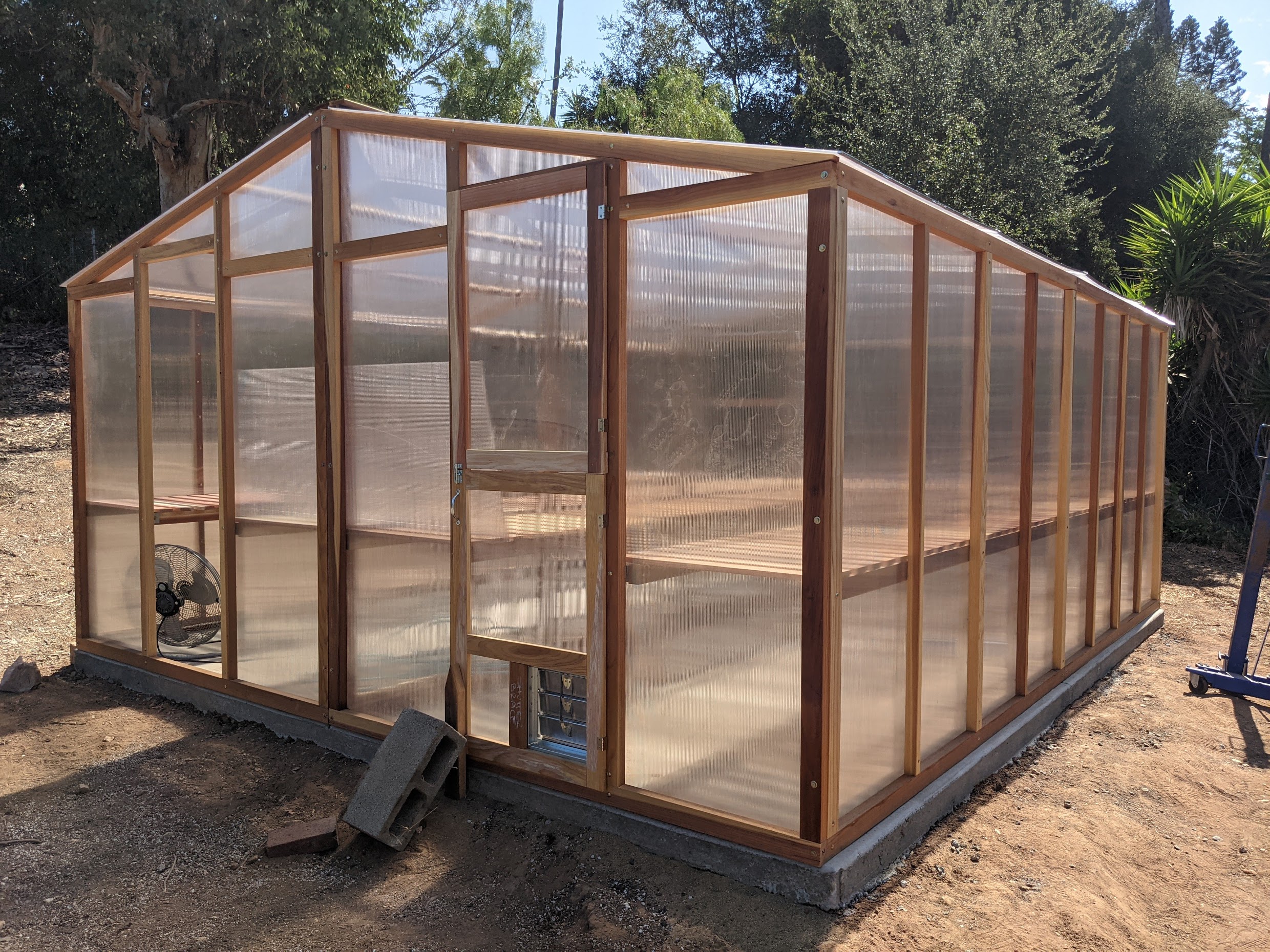 completed greenhouse