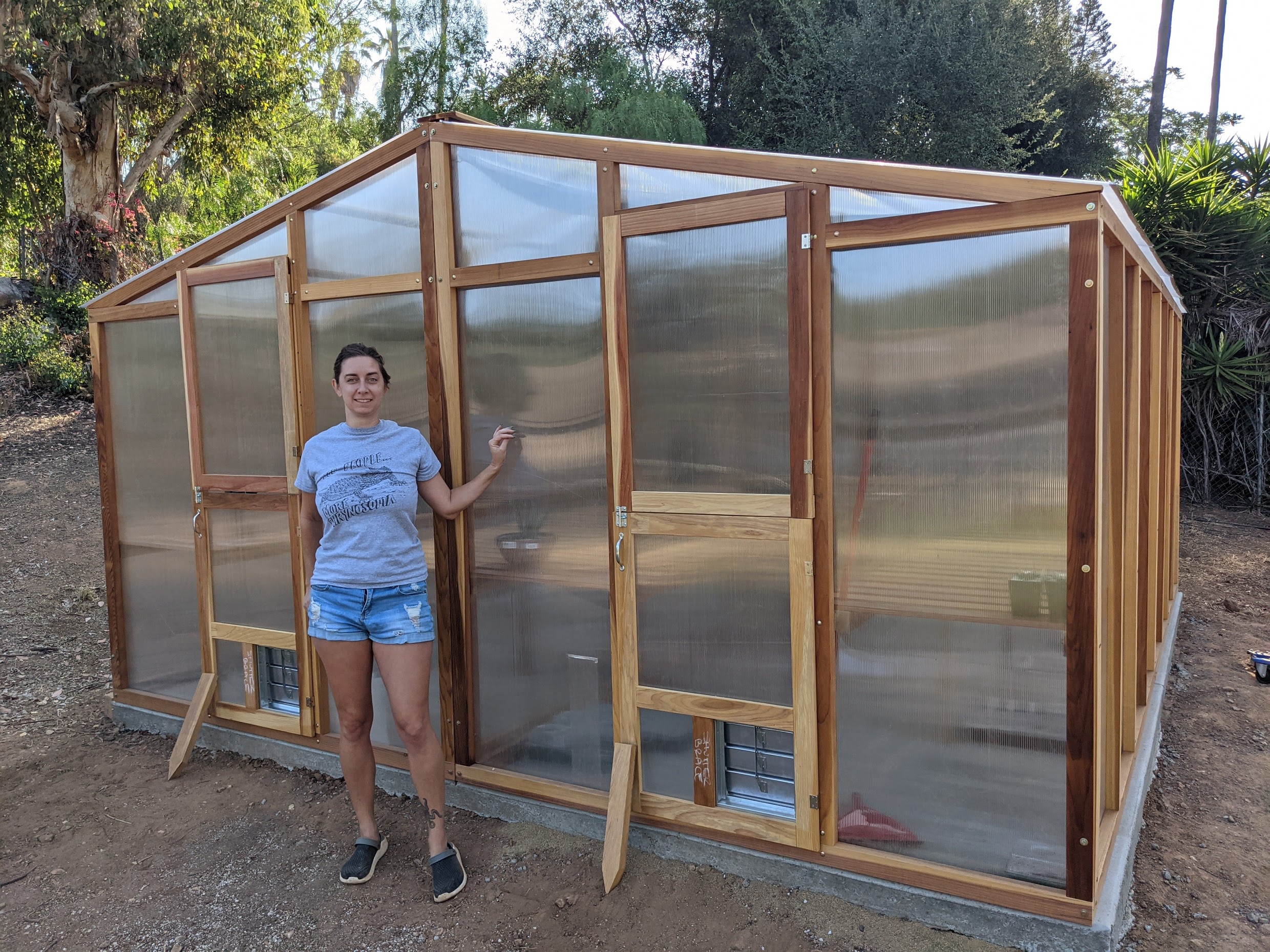redwood greenhouse